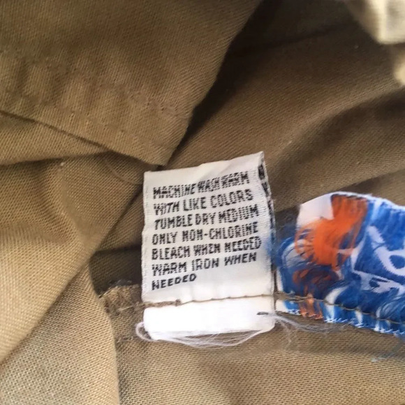 Elastic Waist Olive Green Shorts with Pockets Casual Comfy Everyday - Picture 7 of 11